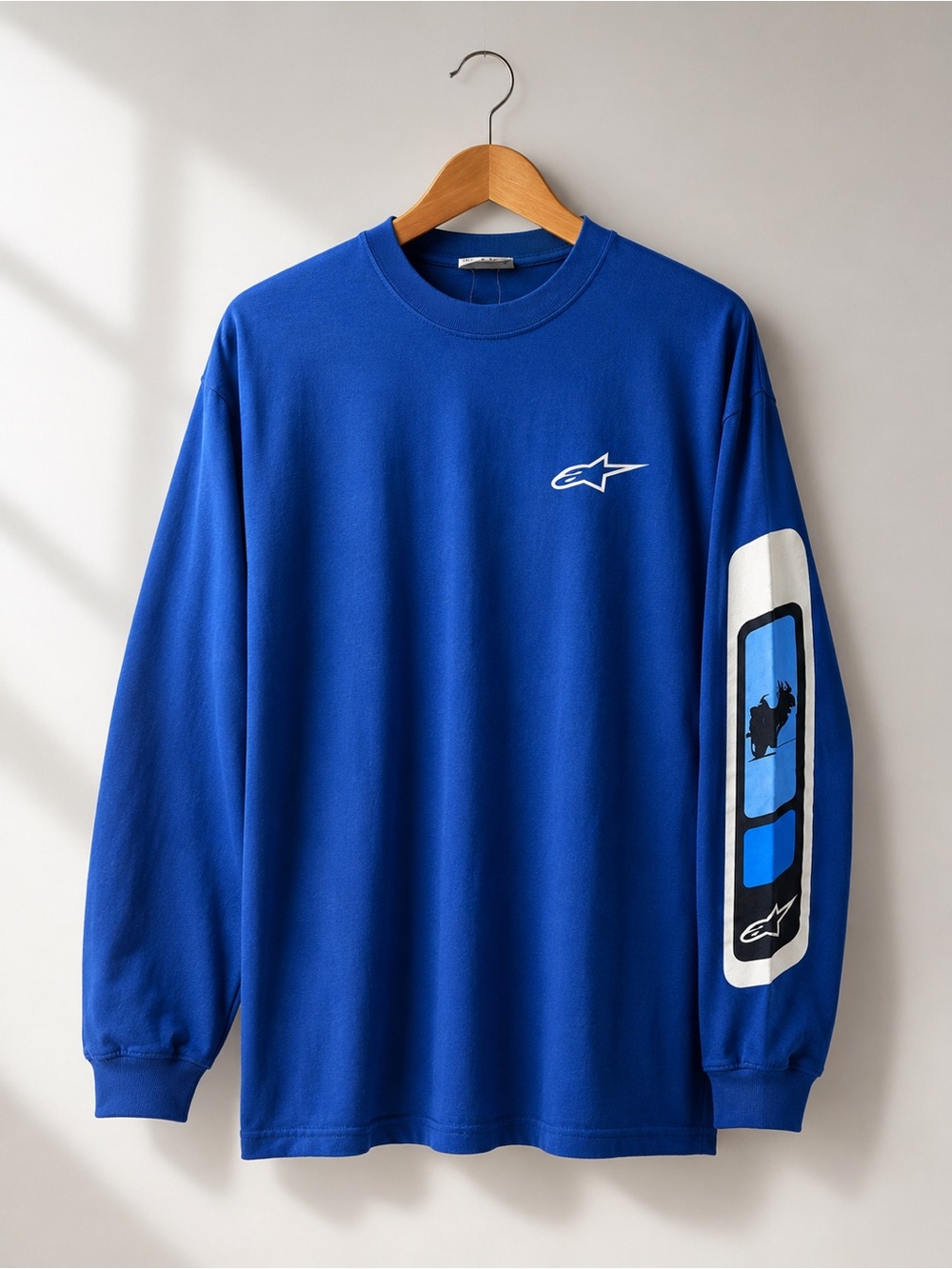 Vintage Alpinestars Racing Motocross L/S Shirt Medium Bin 2